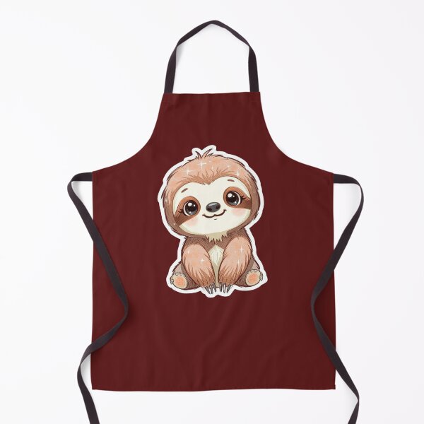 Item preview, Adorable Chibi Sloth with Big Eyes designed and sold by Uniquely Yours.