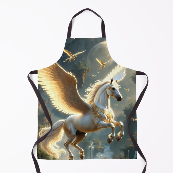 Item preview, Stylized Fantasy Horse Painting (image size 7840x11680) designed and sold by Digital-Davinci.