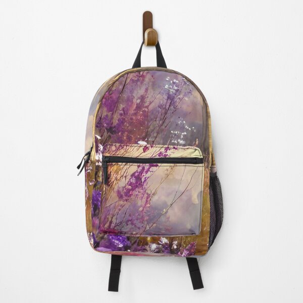 Item preview, Lavender Cathedral Path – Romantic Floral Church Scene designed and sold by fairmaiden7.