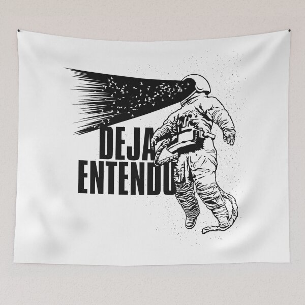 Item preview, Brand New Deja Entendu Astronaut Illustration black designed and sold by LapinMagnetik.