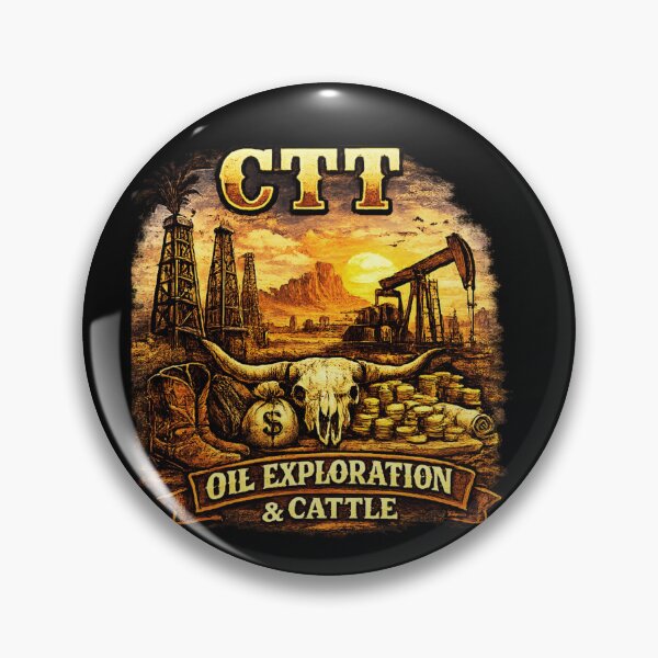 Item preview,  CTT Oil Exploration & Cattle – West Texas Oil Boomtown Ranch & Rig Design designed and sold by Sun Sand & Sea Art.