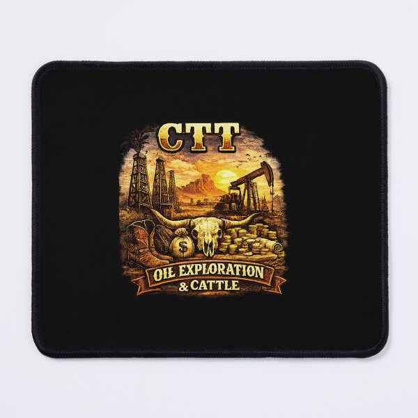 Item preview, CTT Oil Exploration & Cattle – West Texas Oil Boomtown Ranch & Rig Design designed and sold by Sun Sand & Sea Art.