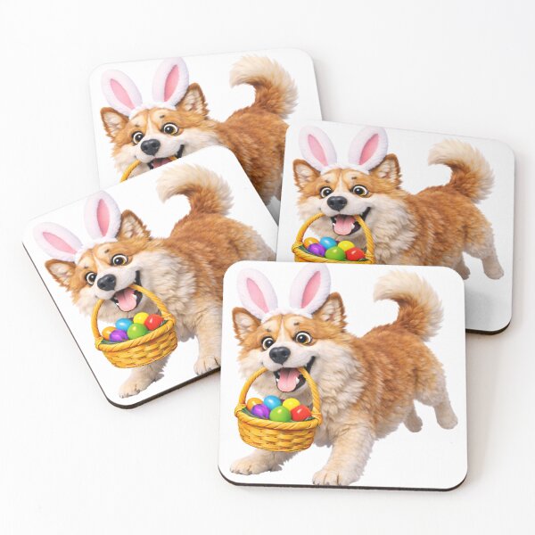 Item preview, Easter Icelandic Sheepdog designed and sold by Sillytoe.