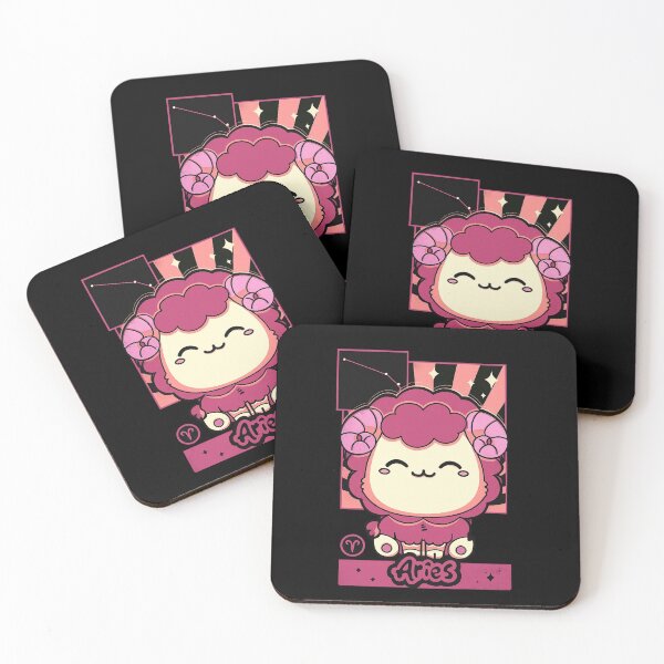 Item preview, Cute Aries Zodiac Kawaii Ram Illustration designed and sold by PowerSSales.