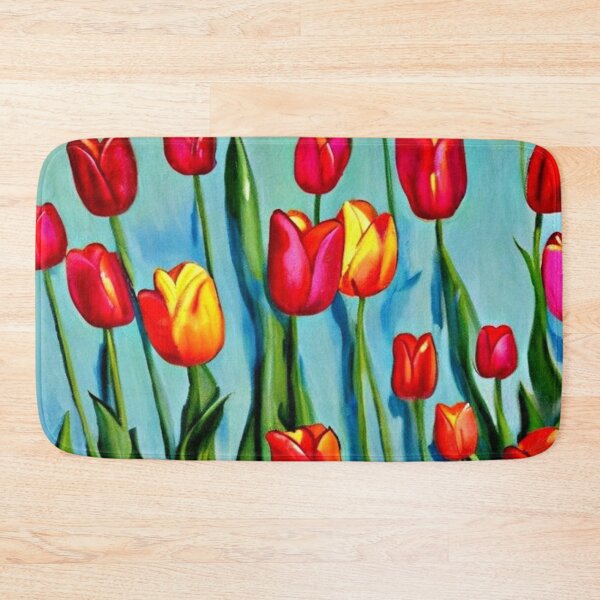 Item preview, Classic Red Tulip Painting for Elegant Floral Enthusiasts designed and sold by WildStroke.