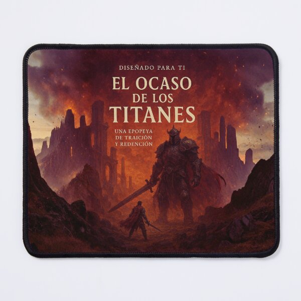 Item preview, Epic Fantasy Notebook – The Final Duel of Titans designed and sold by Anomaly 404 Error.