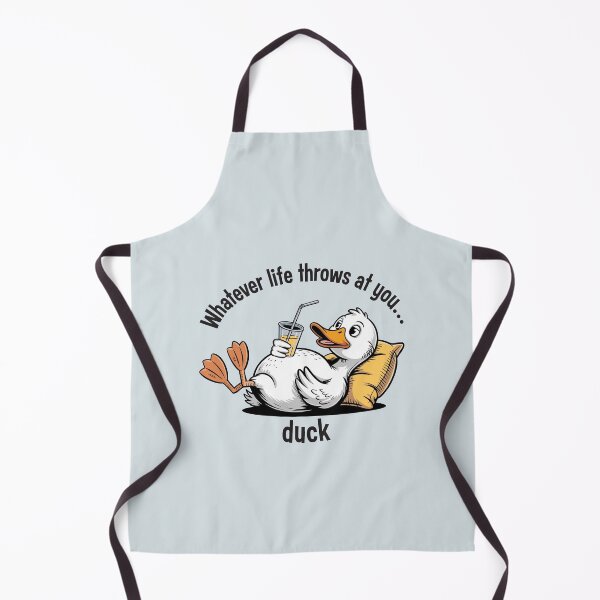 Item preview, "Whatever life throws at you, duck" funny pun t-shirt designed and sold by ArthousePromos.