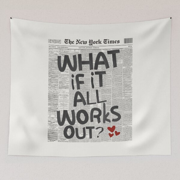 Item preview, Vintage Affirmation Newspaper - Bold Typography designed and sold by SaltedBeachPaperie.