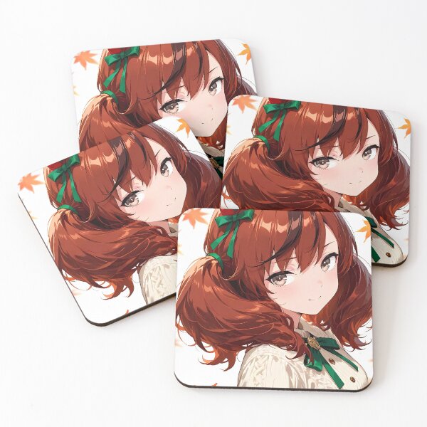 Item preview, Uma Musume Nice Nature Pretty Derby Anime Girl Autumn Maple Leaves Charm designed and sold by TorbenKuhano.
