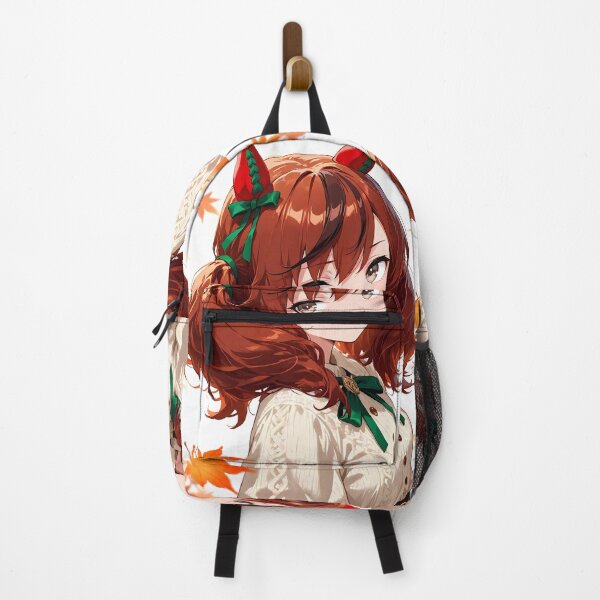 Item preview, Uma Musume Nice Nature Pretty Derby Anime Girl Autumn Maple Leaves Charm designed and sold by TorbenKuhano.