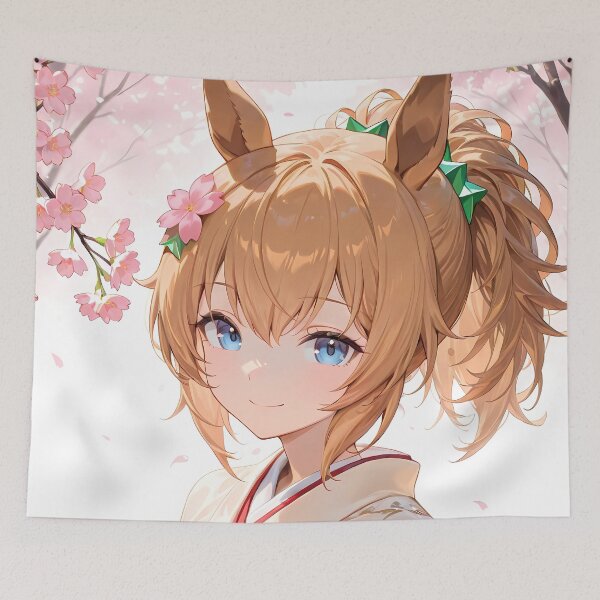 Item preview, Taiki Shuttle Sakura Bloom Kimono Beauty in Uma Musume Pretty Derby Anime designed and sold by TorbenKuhano.