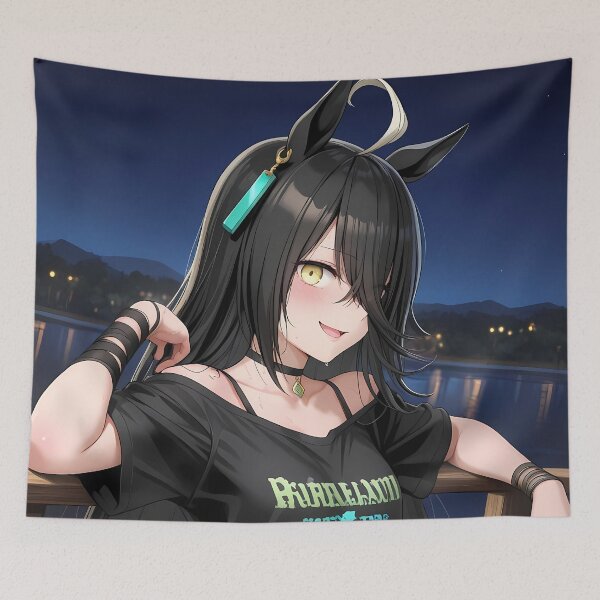 Aperçu de l'œuvre Manhattan Cafe Urban Night Beauty Uma Musume Pretty Derby Anime Girl créée et vendue par TorbenKuhano.