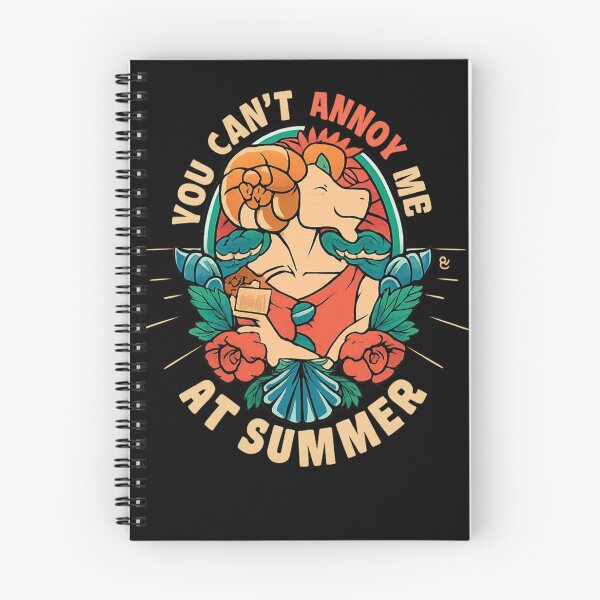 Item preview, You Can’t Annoy Me at Summer – Aries Zodiac Illustration designed and sold by PowerSSales.