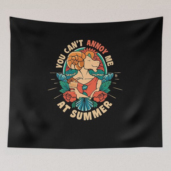 Item preview, You Can’t Annoy Me at Summer – Aries Zodiac Illustration designed and sold by PowerSSales.