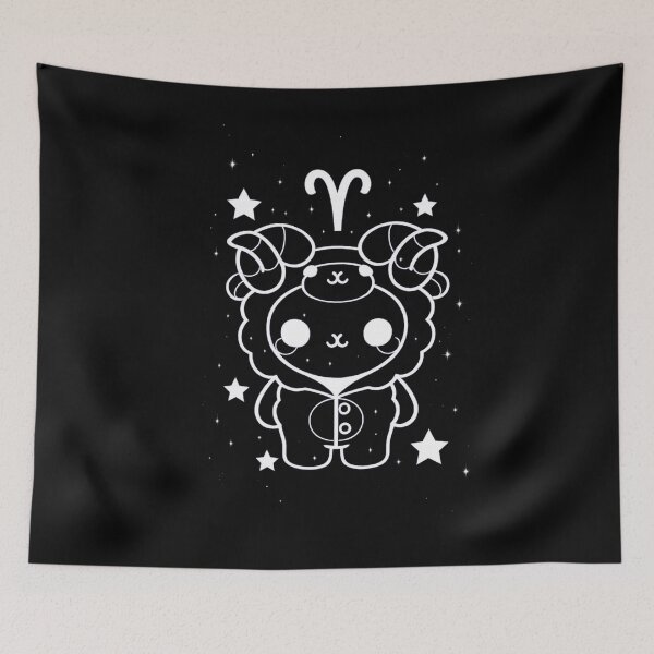 Item preview, Neon Aries Zodiac Ram – Cute Astrology Constellation Art designed and sold by PowerSSales.