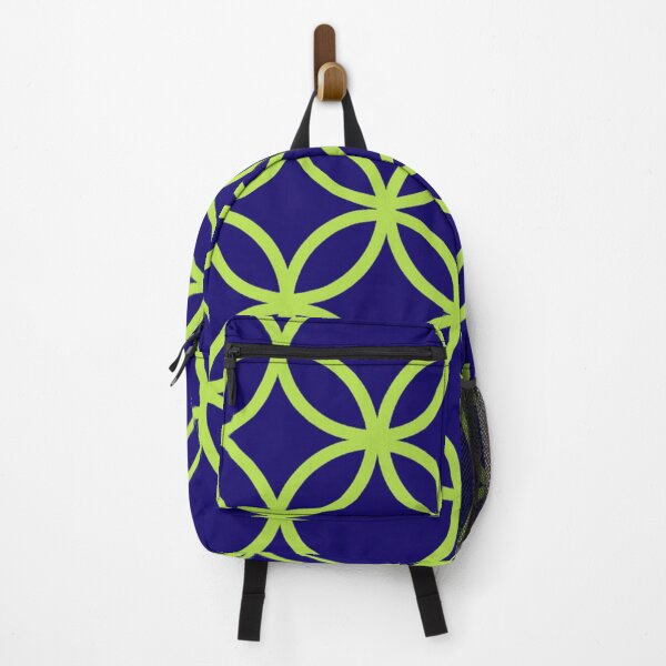 Item preview, Modern Lime Green Interlocking Circles Geometric Pattern designed and sold by Urban-InkStudio.