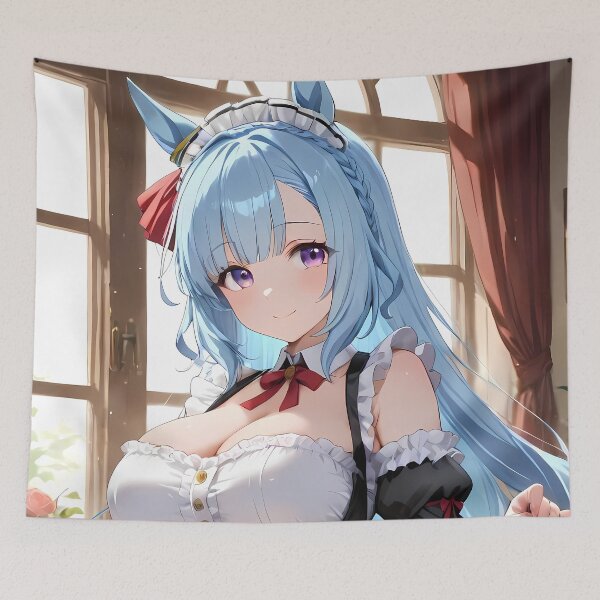 Item preview, Elegant Maid Mejiro Ardan Uma Musume Pretty Derby Fantasy Glow designed and sold by TorbenKuhano.