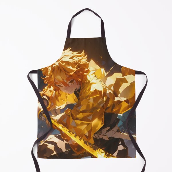 Item preview, Zenitsu Agatsuma Demon Slayer Anime Thunder Sword Battle Fury designed and sold by TorbenKuhano.