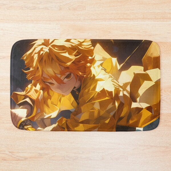 Item preview, Zenitsu Agatsuma Demon Slayer Anime Thunder Sword Battle Fury designed and sold by TorbenKuhano.
