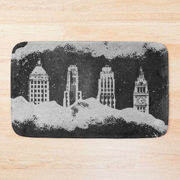 Item preview, Chicago Skyscrapers Rise Above the Fog designed and sold by Irene Estelle.