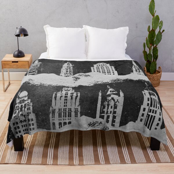 Item preview, Chicago Skyscrapers Rise Above the Fog designed and sold by Irene Estelle.