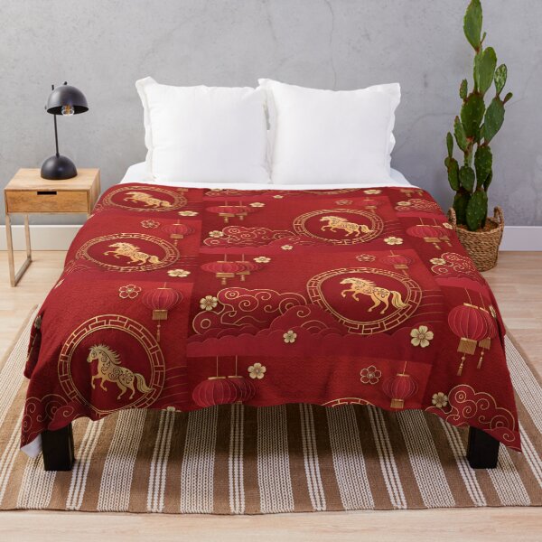 Item preview, Golden Horse Chinese New Year - Elegant Paper Cut Art designed and sold by Jirada.