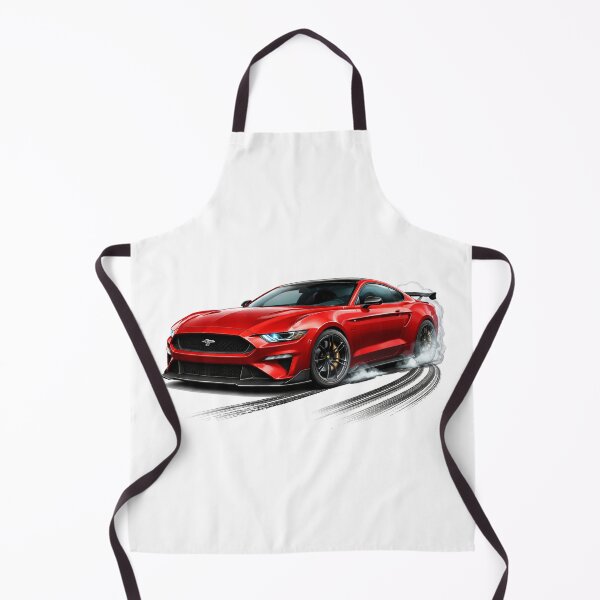 Item preview, Red Muscle Car Burnout – Digital Art for Car Lovers designed and sold by Ramiilustraciones.