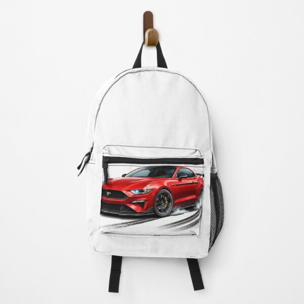 Item preview, Red Muscle Car Burnout – Digital Art for Car Lovers designed and sold by Ramiilustraciones.