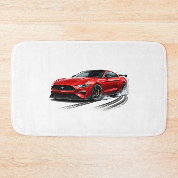 Item preview, Red Muscle Car Burnout – Digital Art for Car Lovers designed and sold by Ramiilustraciones.