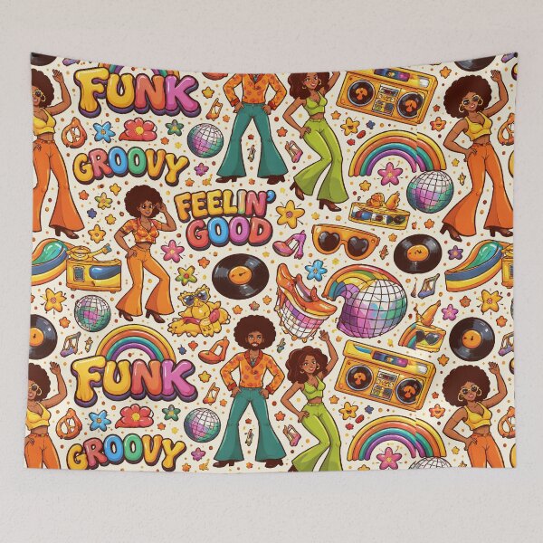 Item preview, GREAT VIBES funk 70s designed and sold by Arte Cartoon From TagTeam Group.