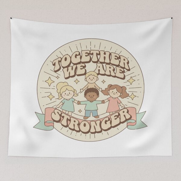 Item preview, Together We Are Stronger Lavender Ribbon Cancer Support Design designed and sold by DIRTYSKETCHH.