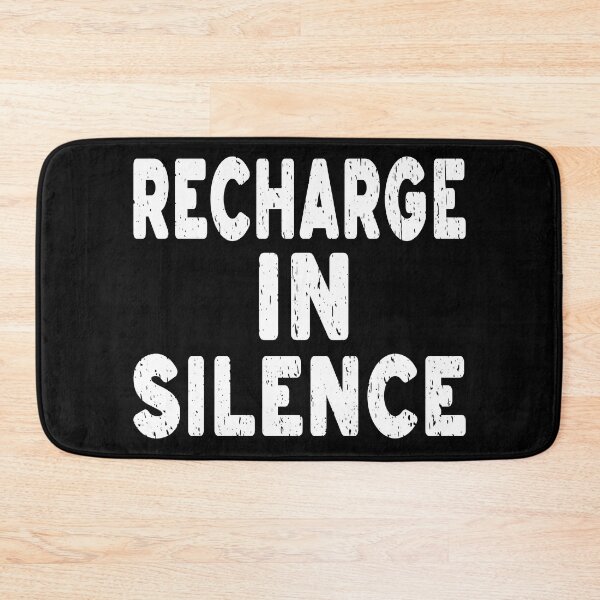Item preview, RECHARGE IN SILENCE introvert vibes introvert life style home in silence love nature reading bookworm computer designed and sold by Jt41.