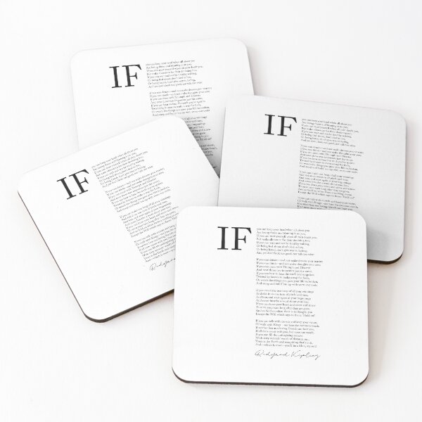 Item preview, If poem by Rudyard Kipling if you can keep your head when all about you designed and sold by corbrand.