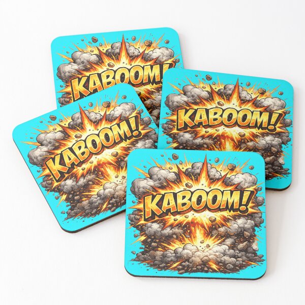 Item preview, KABOOM!  Explosive Comic Book Graffiti Pop Art designed and sold by royalswin.