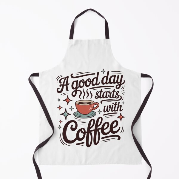 Item preview, A Good Day Starts With Coffee – Cute Morning Coffee Quote Design designed and sold by Lulunza.