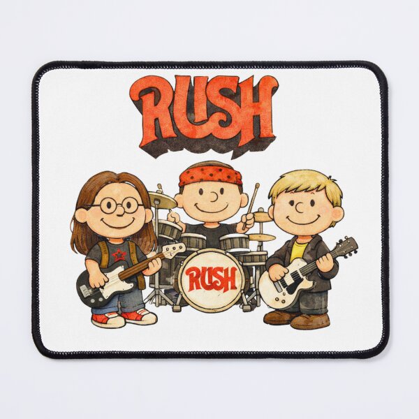 Item preview, Rush Band × Peanuts - Style Cartoon designed and sold by moyjoystudio.