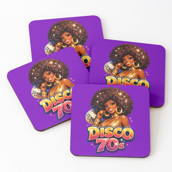 Item preview, Disco 70s Pinup Illustration designed and sold by Arte Cartoon From TagTeam Group.