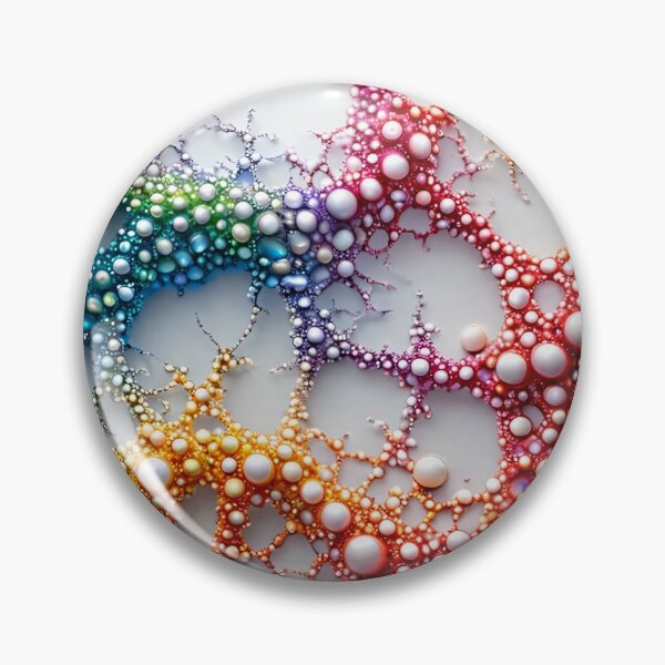 Item preview, Rainbow Bubble Lace designed and sold by Kaleidoscope Print.
