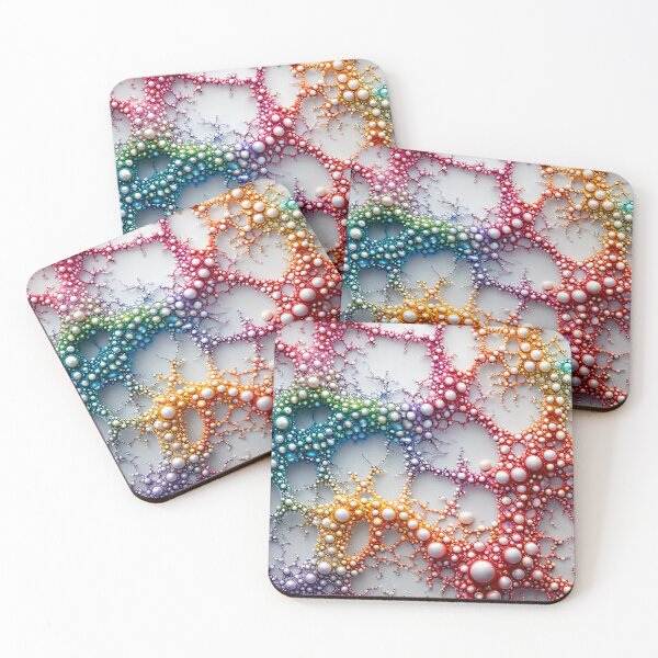 Item preview, Rainbow Bubble Lace designed and sold by Kaleidoscope Print.