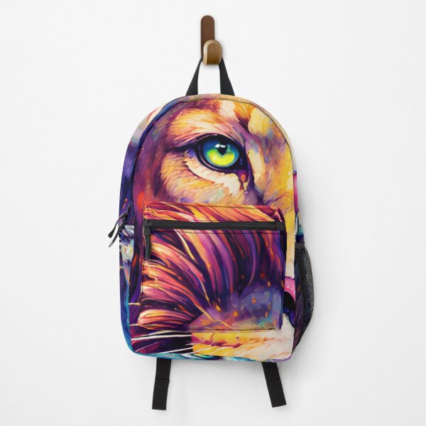 Item preview, Neon Splash Psychedelic Lion designed and sold by Trove Designs.