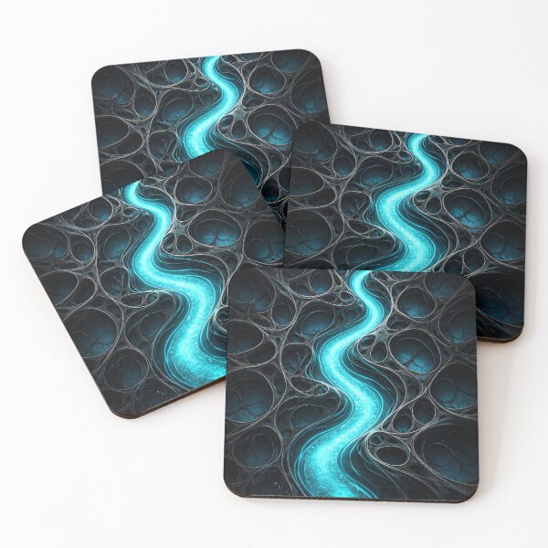 Item preview, Neon Rift Flow designed and sold by Kaleidoscope Print.