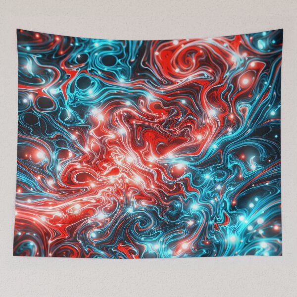 Item preview, Neon Plasma Swirl designed and sold by Kaleidoscope Print.