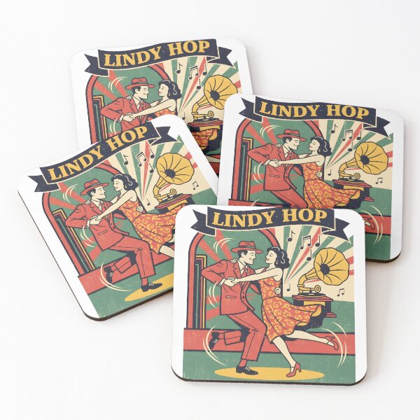 Item preview, Lindy Hop Swing Dance Vintage Rhythm Design designed and sold by artcool-fawzi.