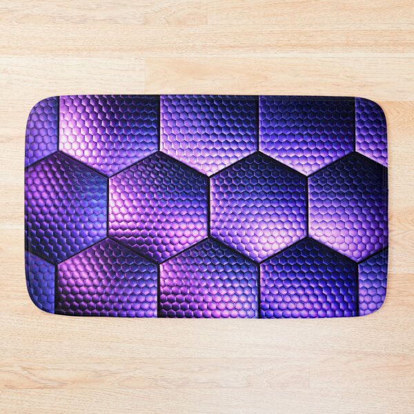 Item preview, Violet Hex Grid designed and sold by Kaleidoscope Print.