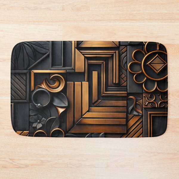 Item preview, Bronze Noir Relief designed and sold by Kaleidoscope Print.