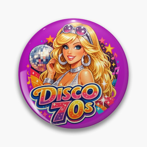 Item preview, Blonde Disco 70s Pinup designed and sold by Arte Cartoon From TagTeam Group.