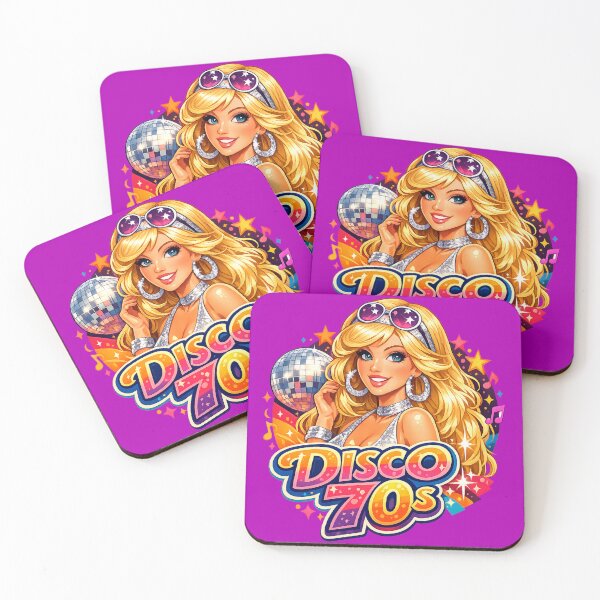 Item preview, Blonde Disco 70s Pinup designed and sold by Arte Cartoon From TagTeam Group.