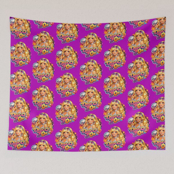 Item preview, Blonde Disco 70s Pinup designed and sold by Arte Cartoon From TagTeam Group.