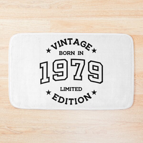 Item preview, Born in 1979 - Retro Style Print Black designed and sold by Viktor Milana.