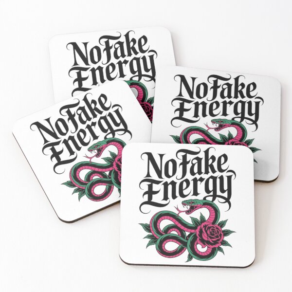 Item preview, No Fake Energy – Real Vibes Only Typography Streetwear Design designed and sold by NewUSShop.